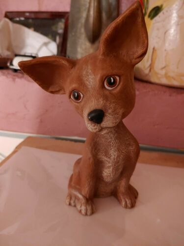 Vintage Ceramic Dog Moveable Bobble Head