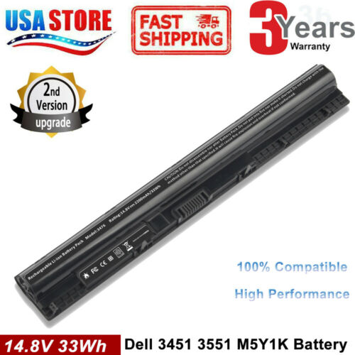 M5y1k Battery For Dell Inspiron 3451 3551 3567 5558 5758 14 15 3000 Series Pc