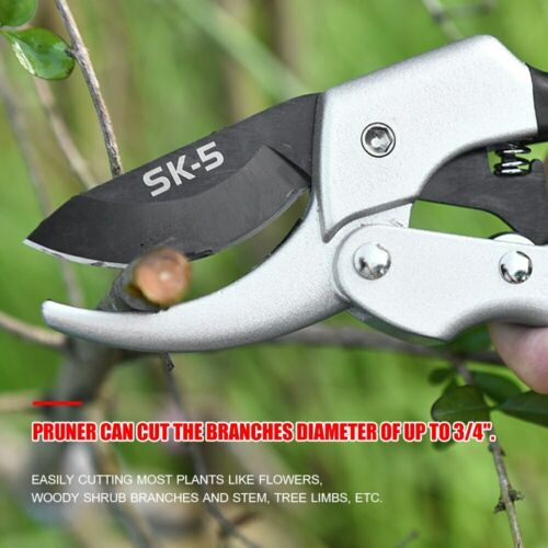 Pruner High Carbon Sk5 Steel Hand Pruning Shears Garden Clippers Tree Trimmer