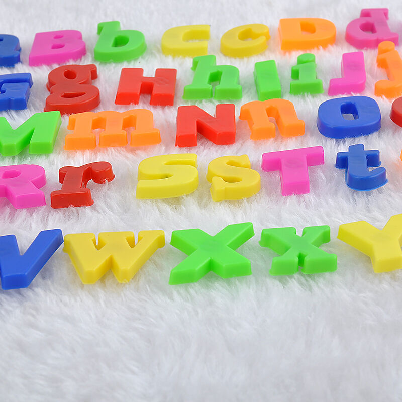 52pcs Alphabet Lower/upper Case Letters Fridge Magnets Child Toy Spelling Learn