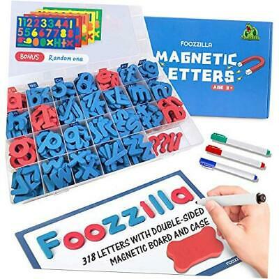 Magnetic Letters And Numbers 286 Pcs Set Double-sided Magnetic Board Abc