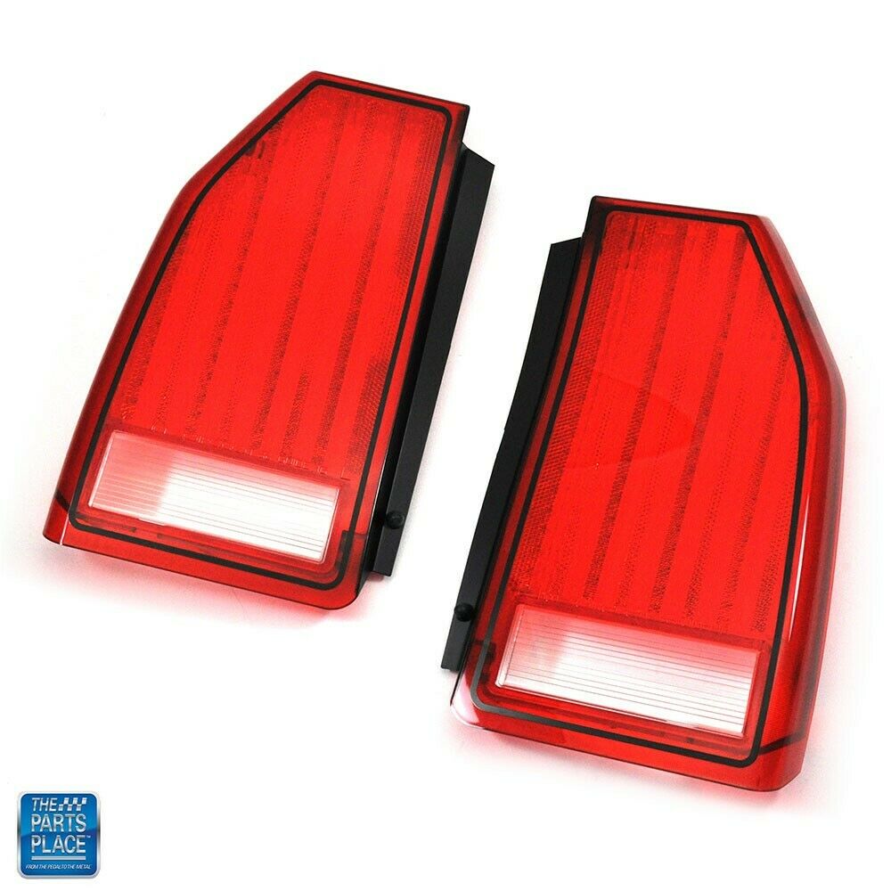 1987-1988 Monte Carlo New Ss Ls Tail Light Lamp Lens Gm 16508510 16508511 Pair
