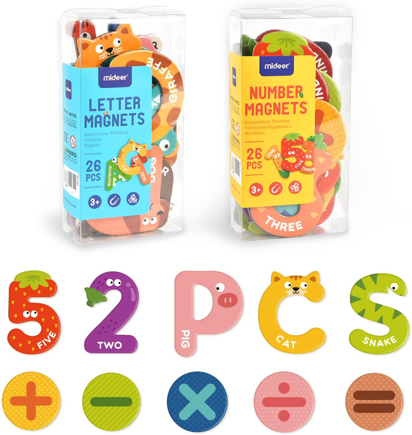 Mideer Magnetic Letters And Numbers For Toddlers Abc Learning Resources
