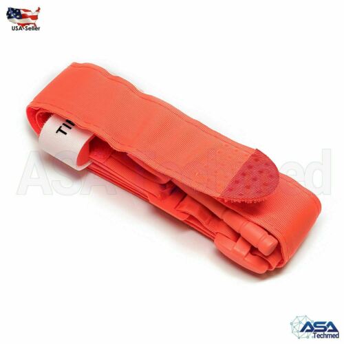 Tourniquet Rapid One Hand Application Emergency Or Outdoor First Aid Kit Orange