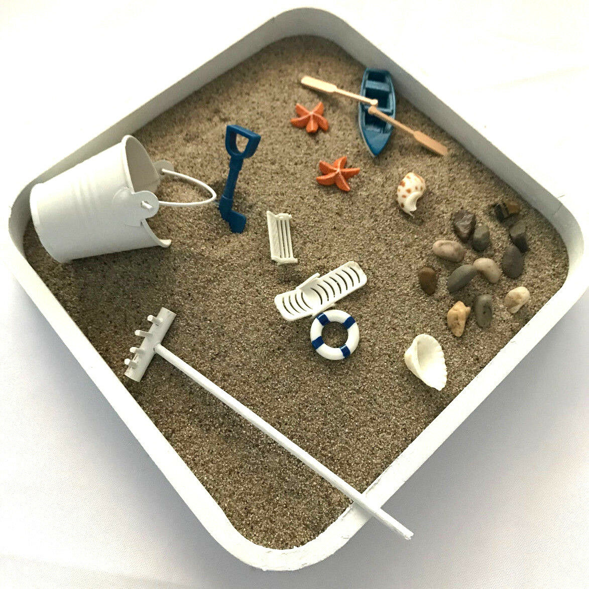 Sand Sensory Kit By Kenley Beach Sandplay Sensory Play Sand Toys Desktop Sandbox