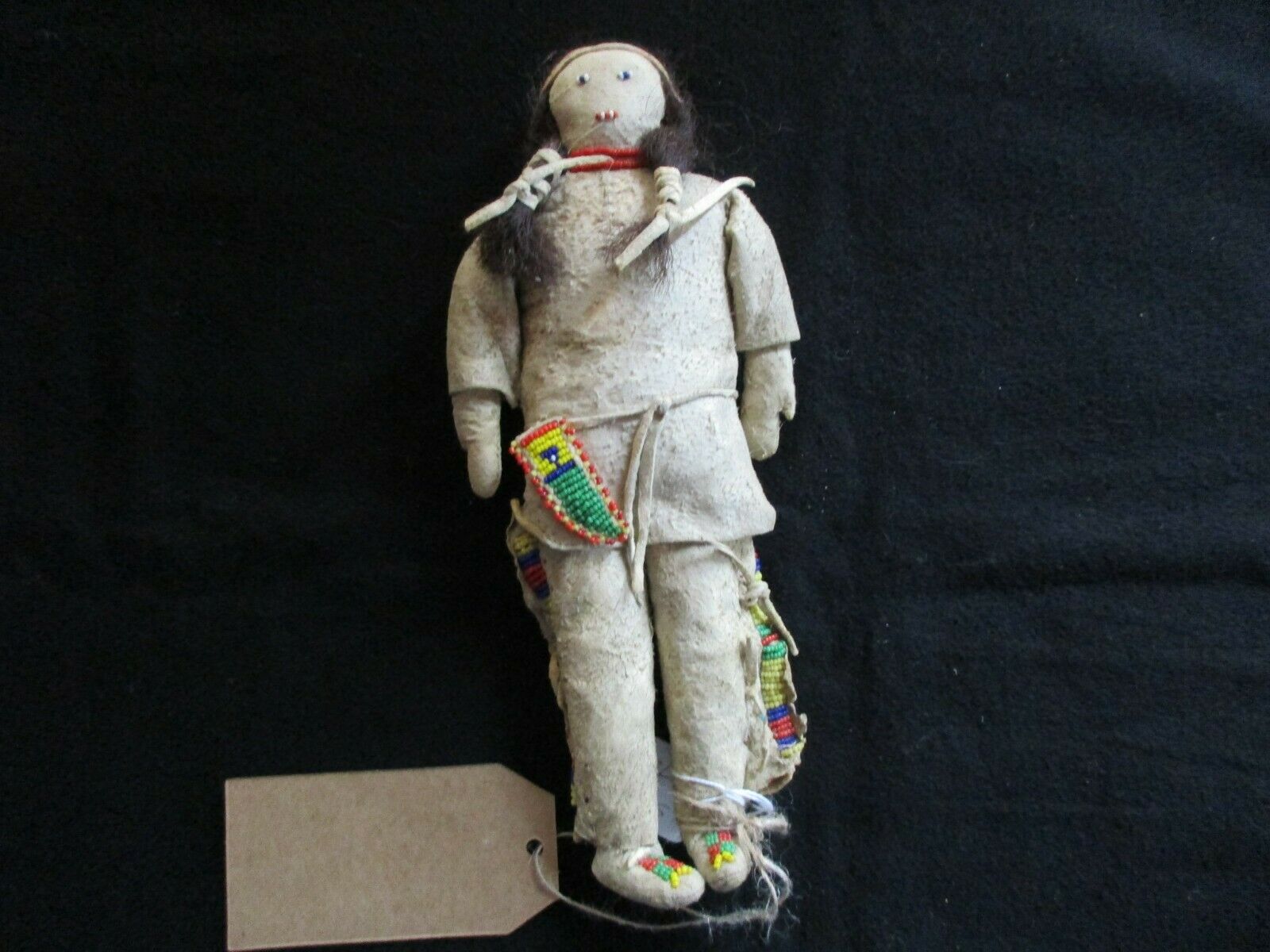 Native American Beaded Leather Doll,  Authentic South Dakota Doll  Sd-0821*05726