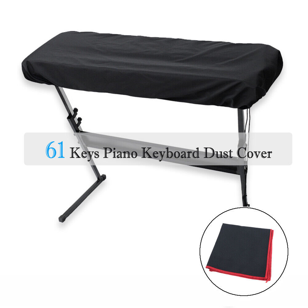 61 Keys Electronic Keyboard Digital Piano Dust Cover Guard W/ Free Clean Cloth
