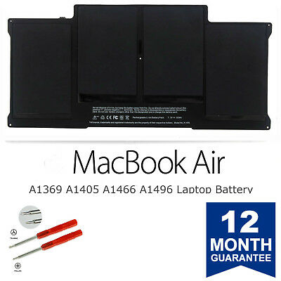 New A1405 Battery For Apple Macbook Air 13'' A1369 Mid 2011 & A1466 2012 A1496
