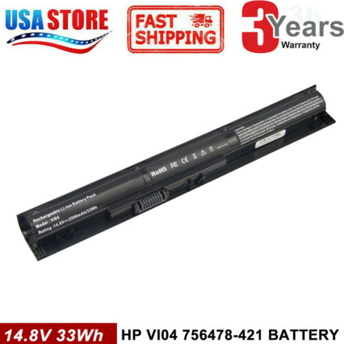 Vi04 Battery For Hp 756743-001 756744-001 756745-001 756478-421 V104 Notebook