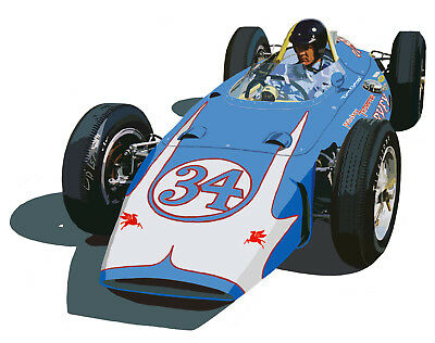 Indianapolis 500 1962 Dan Gurney Mickey Thompson Indy Car Canvas Art Print
