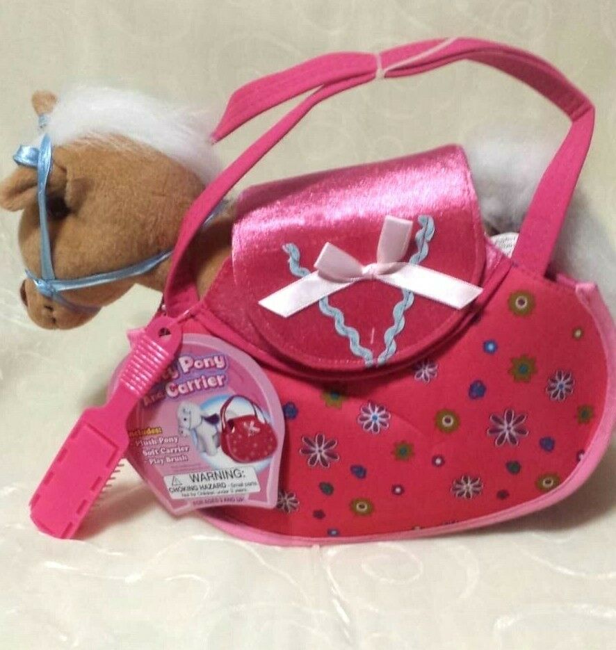 Polyfect Toys Pretty Pony And Carrier Ages 3+.new!