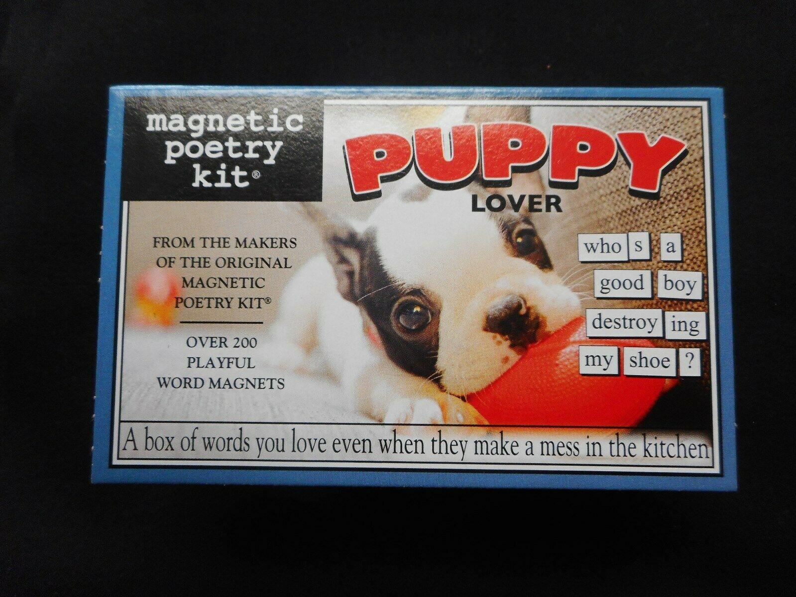 New Puppy Lover Magnetic Poetry Kit