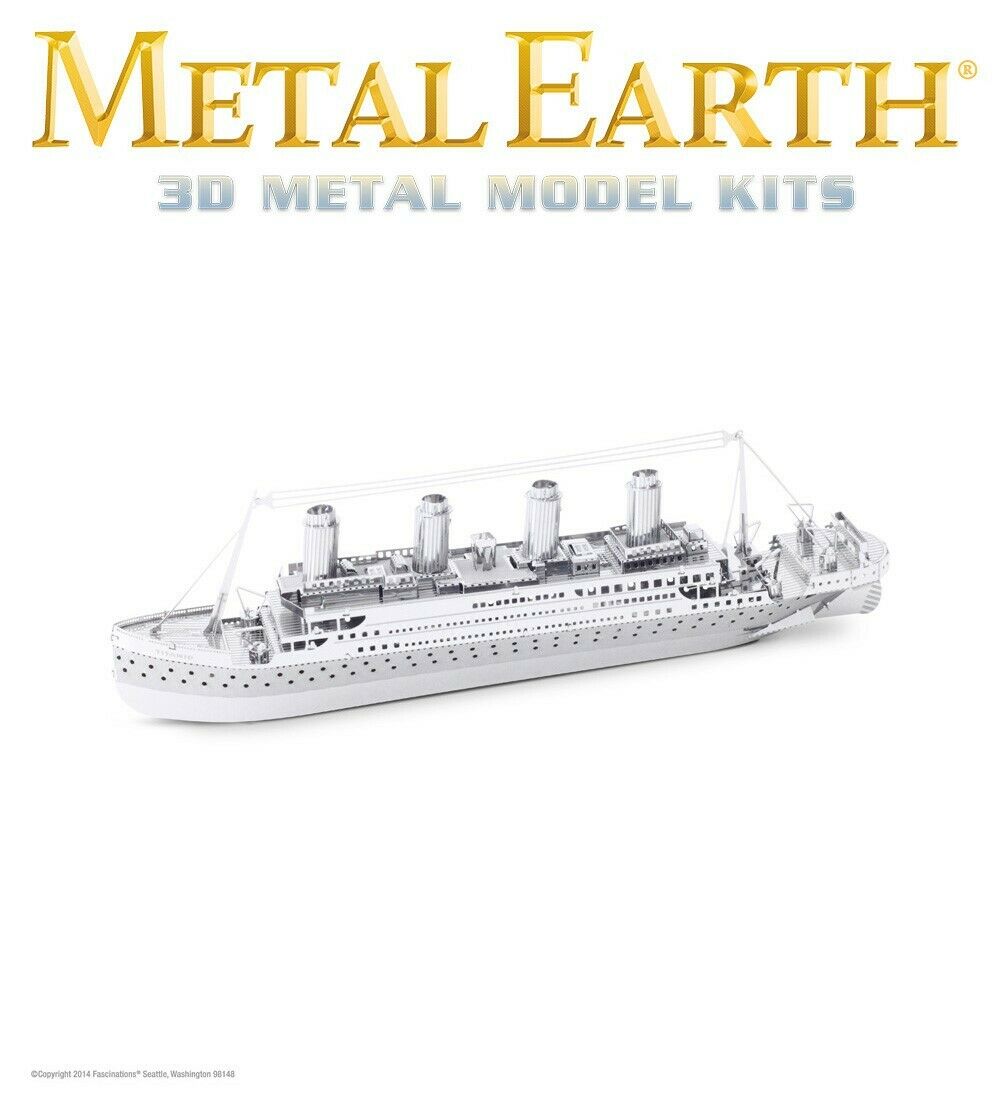 Fascinations Metal Earth Uss Arizona Wwii Battleship Laser Cut 3d Model