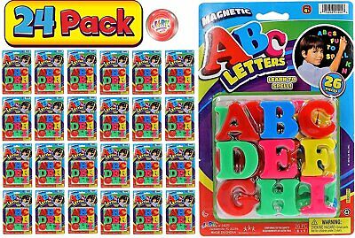 Abc Magnetic Letters And Numbers Bag With 60 Pcs Assorted (6 Bags) By Ja-ru...