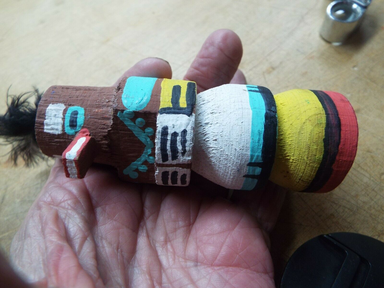 Vintage Hopi Indian Highway Route 66  Kachina With $3.00 Price
