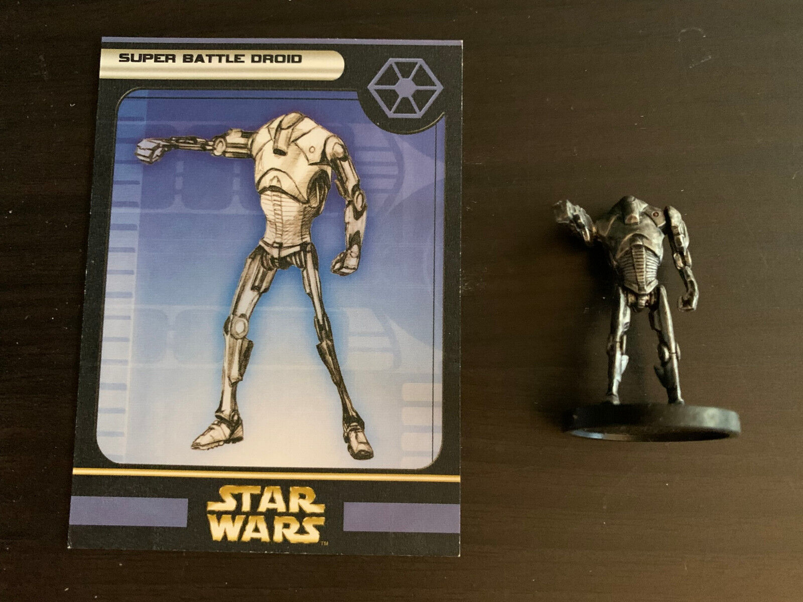Star Wars Miniatures - Super Battle Droid W/card - Clone Strike 48/60 - U