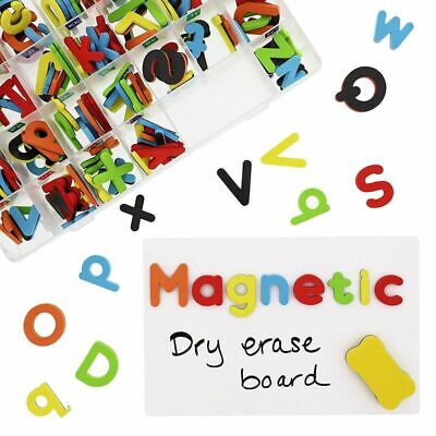 Set Of 208 Magnetic Letters Set With Box & Board For Kids, Lowercase Uppercase